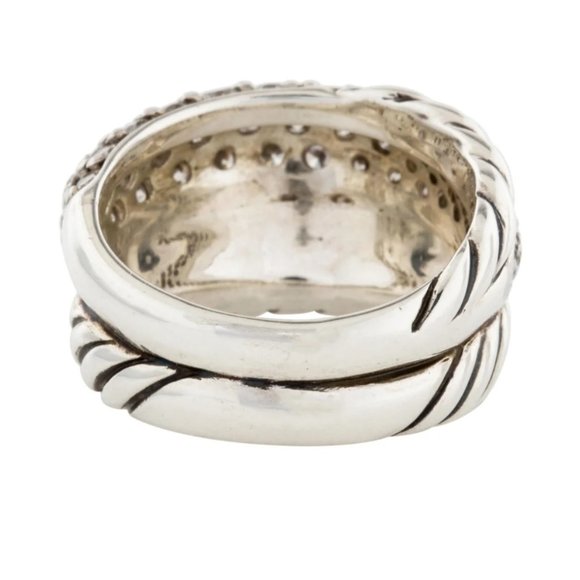 David Yurman Large Crossover Ring - Picture 4 of 5